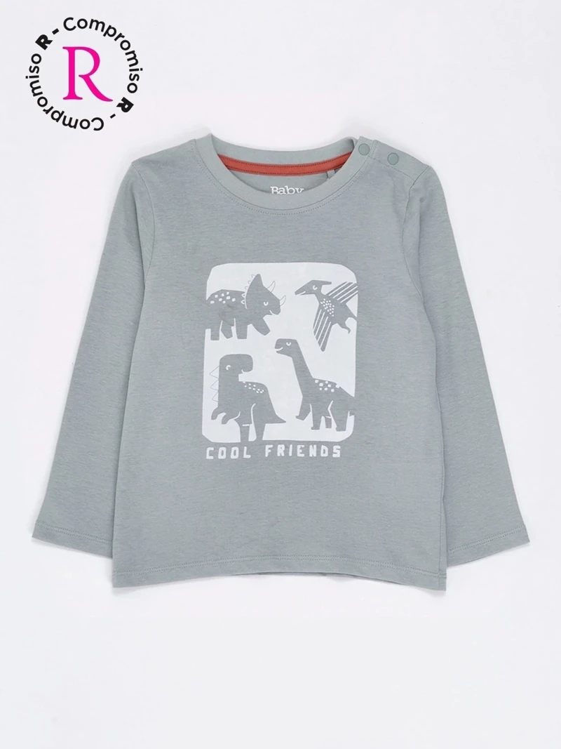 POLO MANGA LARGA  ALGODÓN BEBÉ NIÑO BABY HARVEST - 1