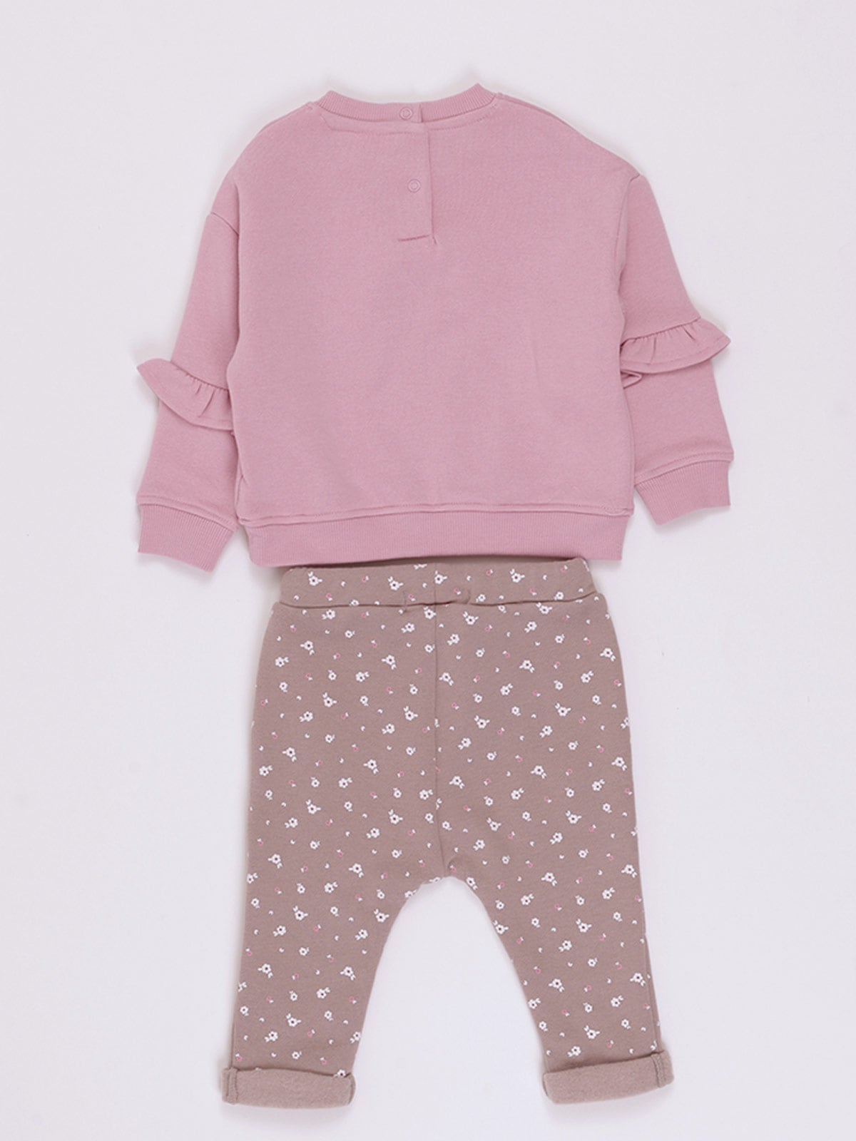 CONJUNTO APP FRANELA POLERA + PANTALON BEBE NIÑA BABY HARVEST - 2