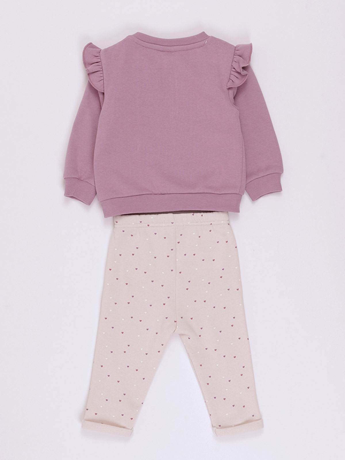CONJUNTO PLAY FRANELA POLERA + PANTALON BEBE NIÑA BABY HARVEST - 2