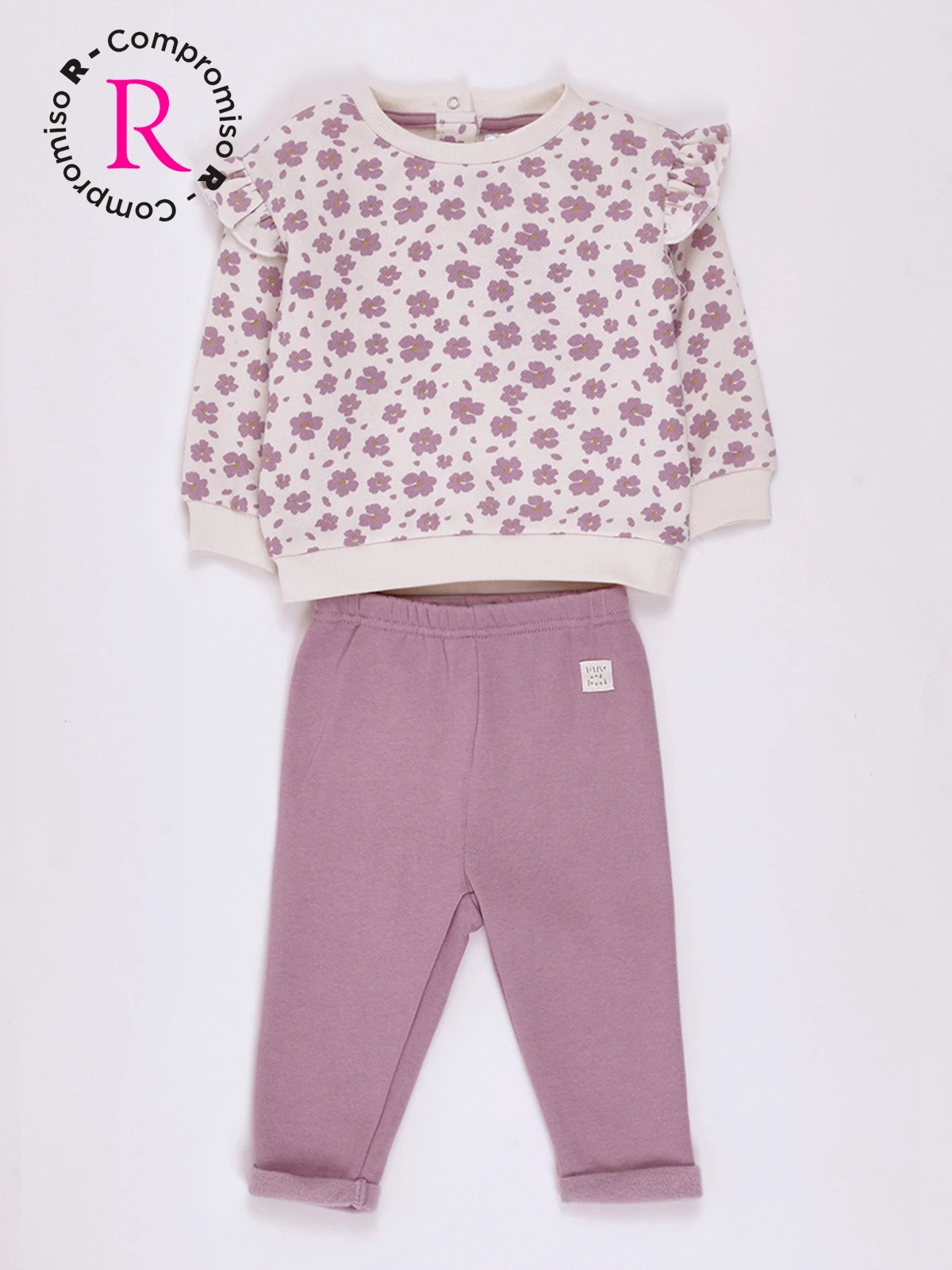 CONJUNTO FRANELA POLERA + BUZO BEBE NIÑA BABY HARVEST - 1