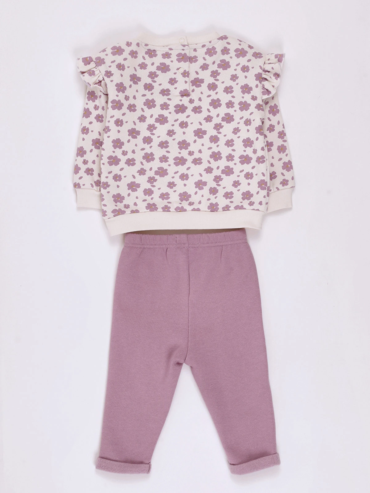 CONJUNTO FRANELA POLERA + BUZO BEBE NIÑA BABY HARVEST - 2