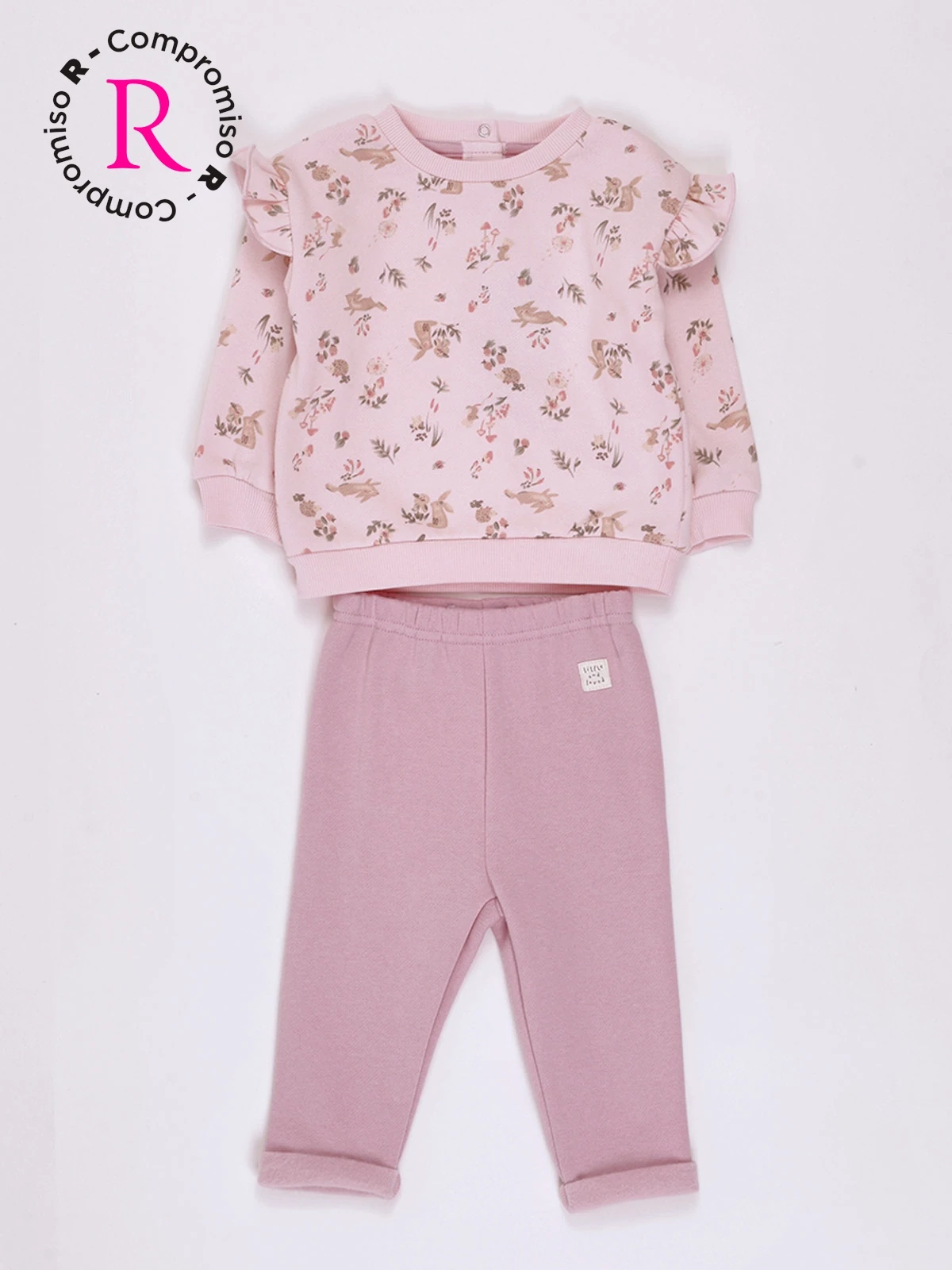 CONJUNTO FRANELA POLERA + BUZO BEBE NIÑA BABY HARVEST - 1