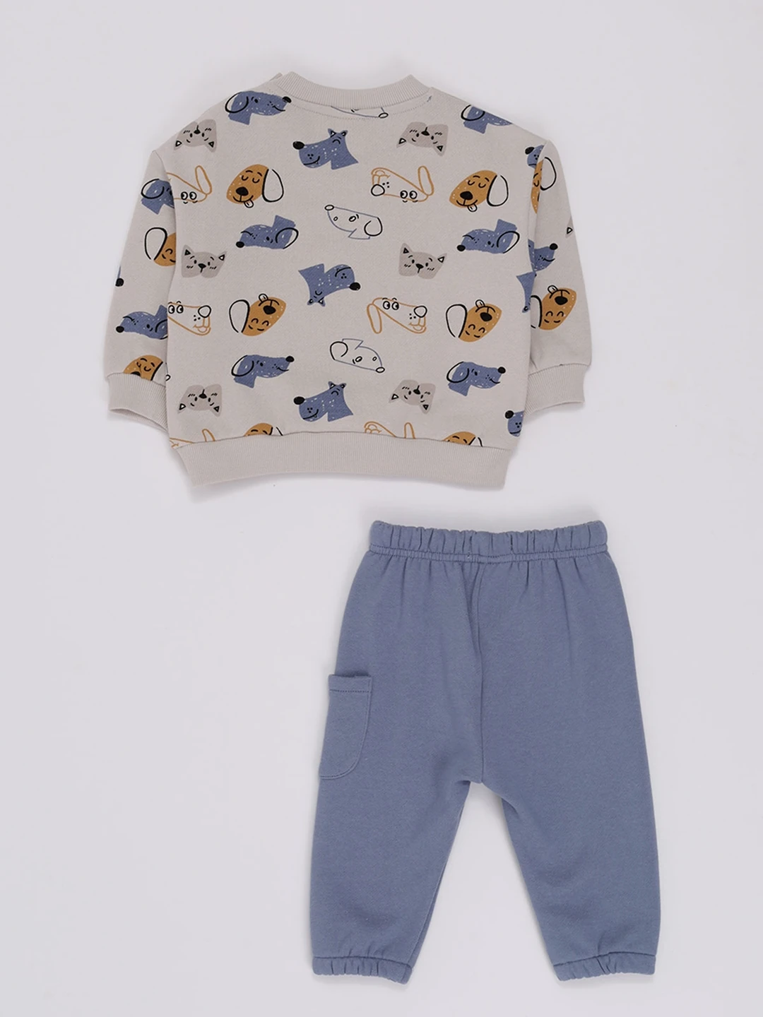 CONJUNTO FULL PRINT FRANELA POLERA + PANTALÓN BEBÉ NIÑO BABY HARVEST - 2