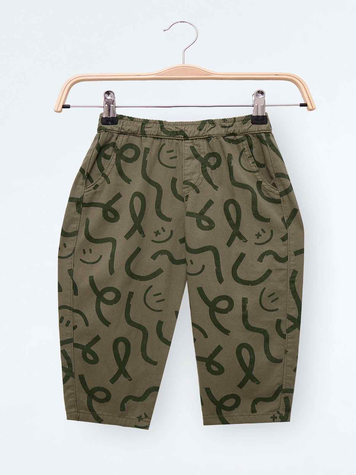 PANTALON PRINT ALGODÓN BEBÉ NIÑO BABY HARVEST - 1