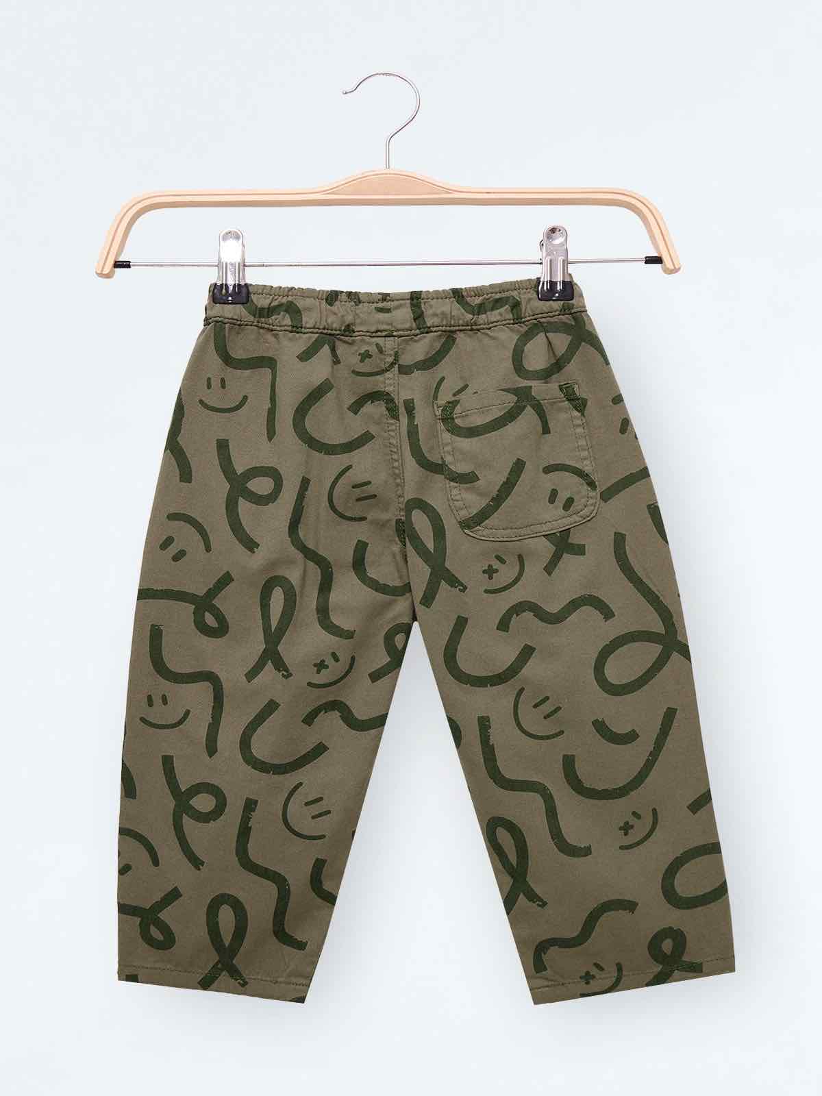 PANTALON PRINT ALGODÓN BEBÉ NIÑO BABY HARVEST - 2