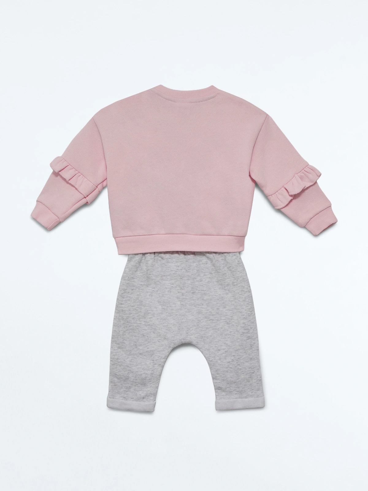 CONJUNTO PLAY FRANELA POLERA + PANTALÓN BEBE NIÑA BABY HARVEST - 2