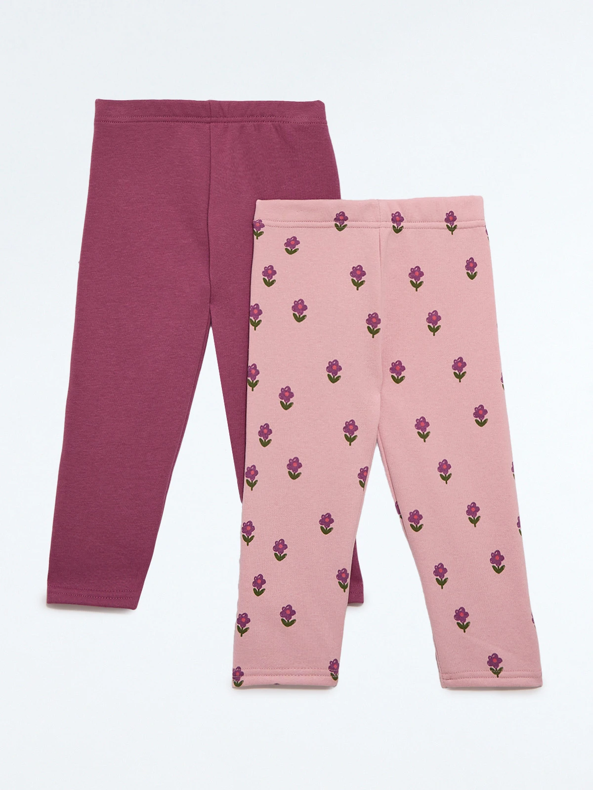 PACK X2 LEGGINGS FRANELA BEBE NIÑA BABY HARVEST - 1