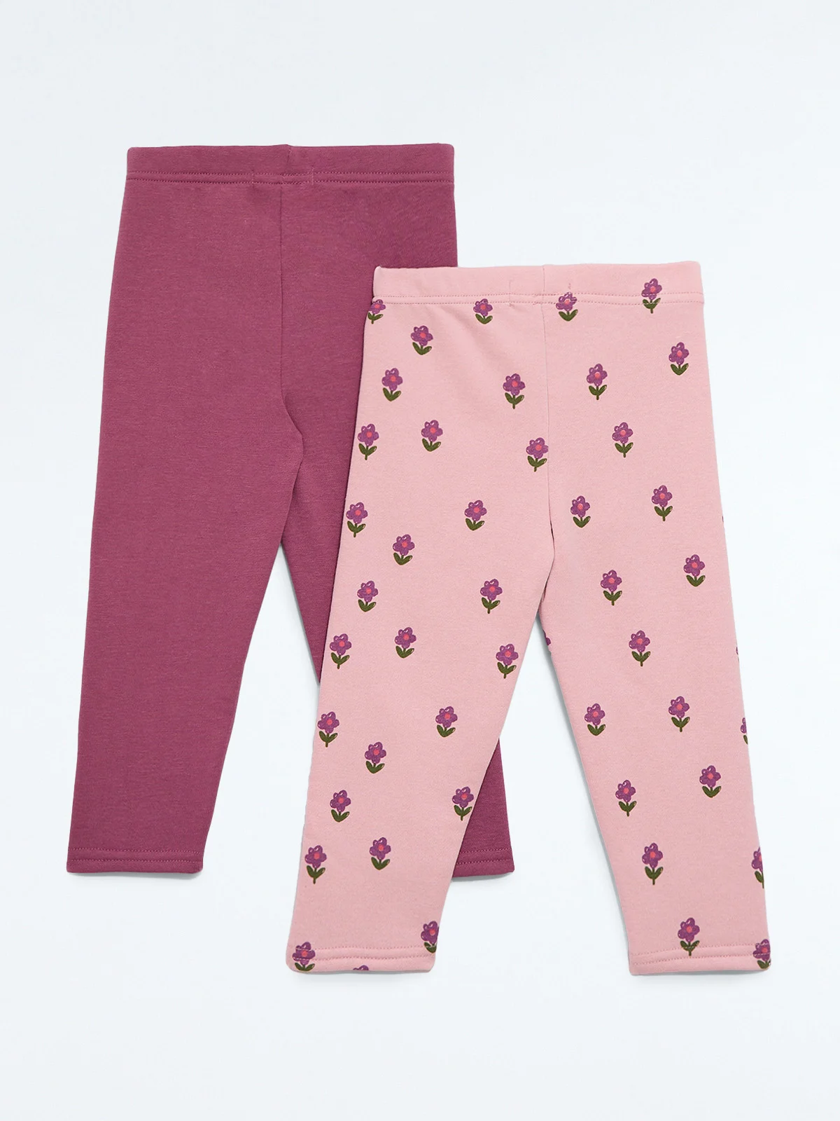 PACK X2 LEGGINGS FRANELA BEBE NIÑA BABY HARVEST - 2