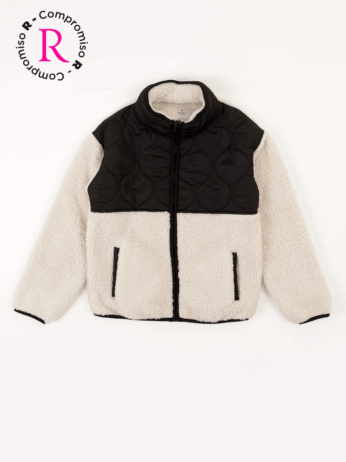 POLERA CON CIERRE CORAL FLEECE NIÑA PEPE JEANS - 1