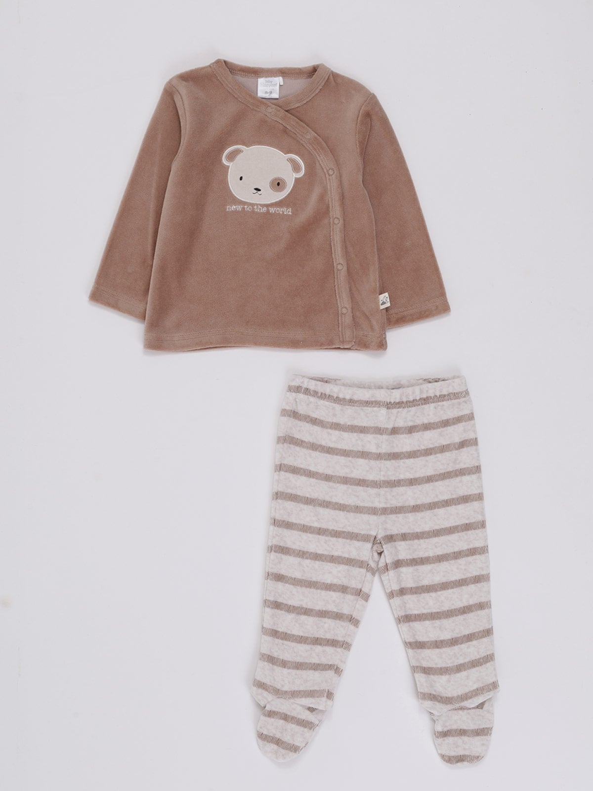 CONJUNTO PLUSH CHOMPA + PANTALON BEBE NIÑO BABY HARVEST - 1