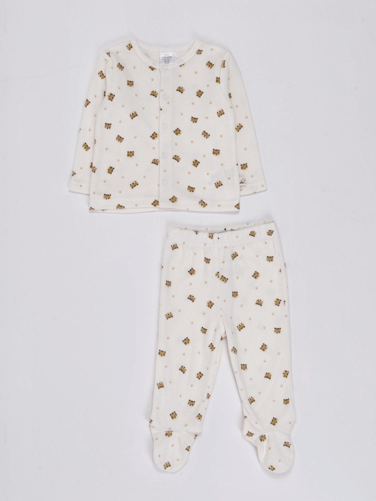 CONJUNTO PLUSH CHOMPA + PANTALON BEBE NIÑO BABY HARVEST - 1