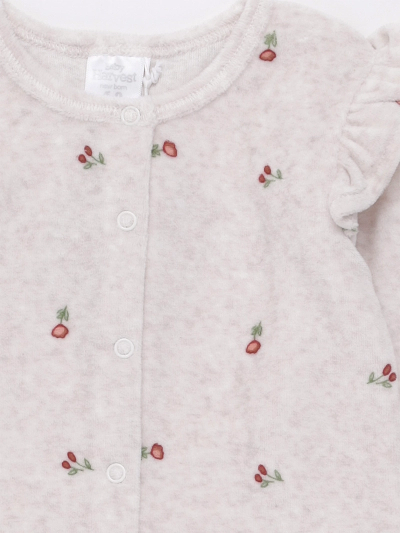 CONJUNTO PLUSH CHOMPA + PANTALON BEBE NIÑA BABY HARVEST - 3