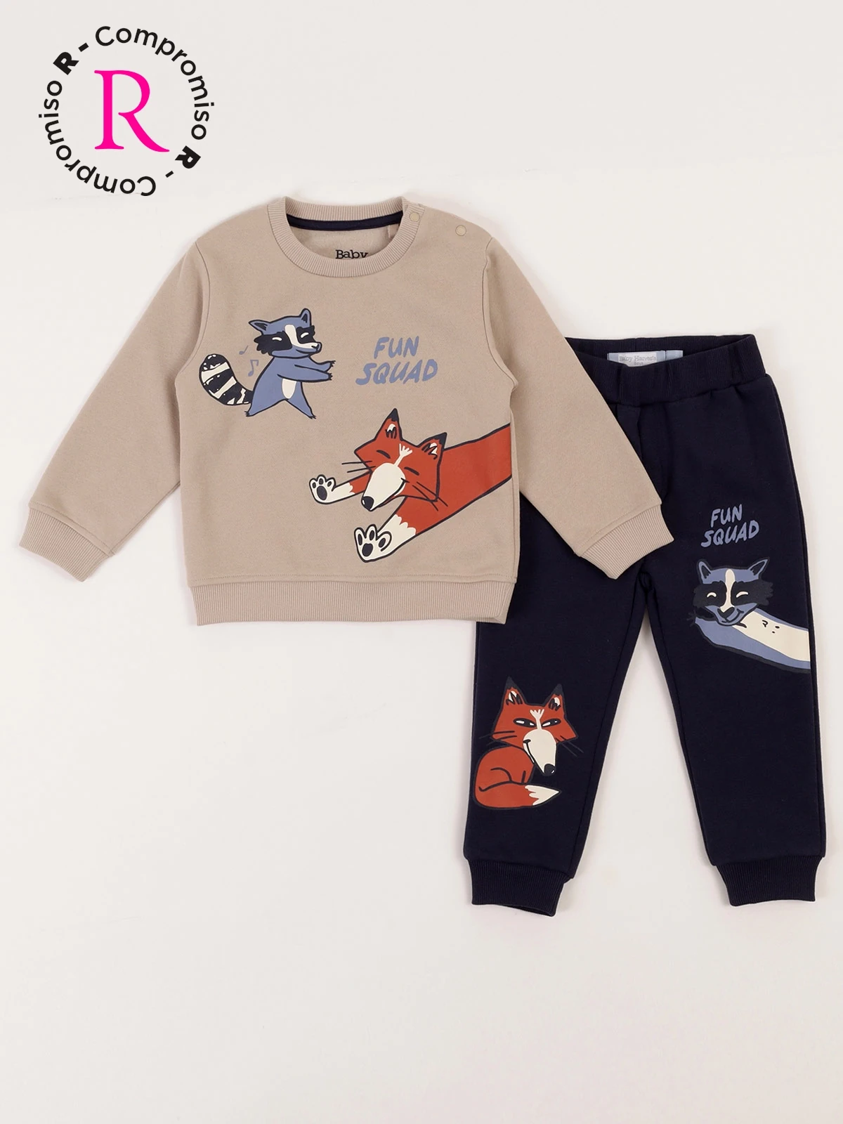 CONJUNTO PLAY POLERA + BUZO BEBE NIÑO BABY HARVEST - 1
