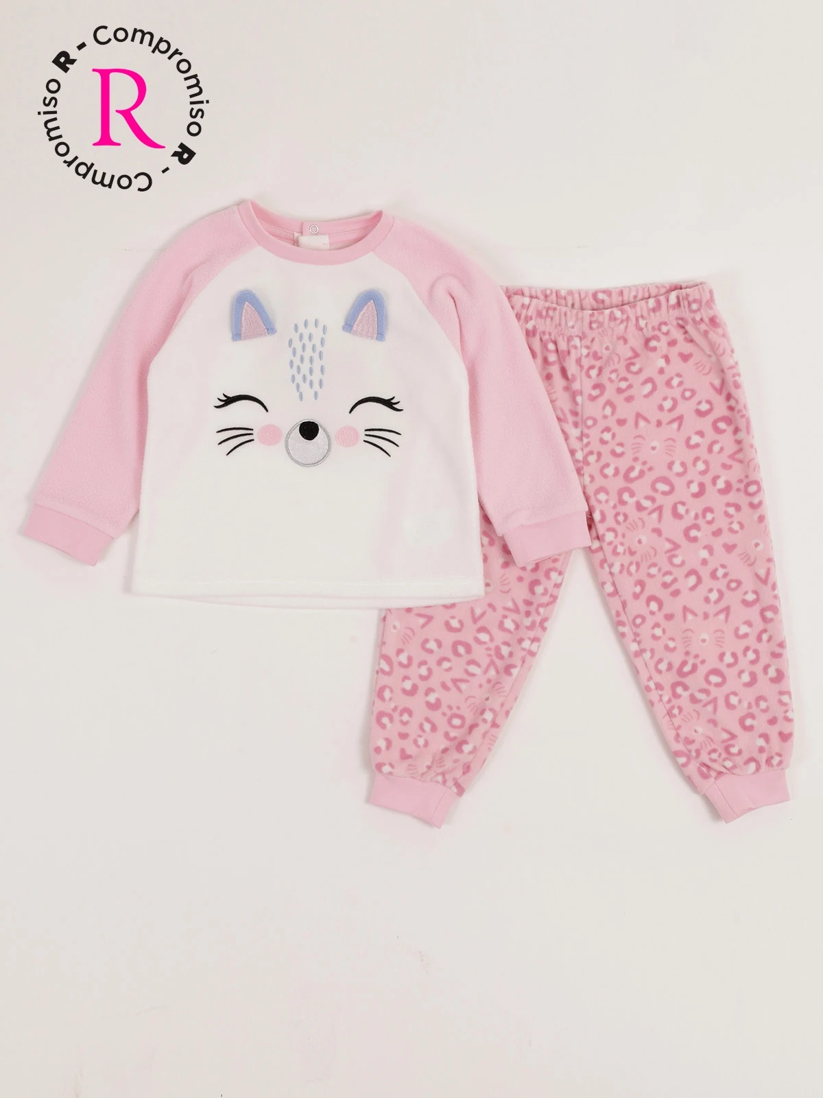 PIJAMA POLAR GATITO BEBE NIÑA BABY HARVEST - 1