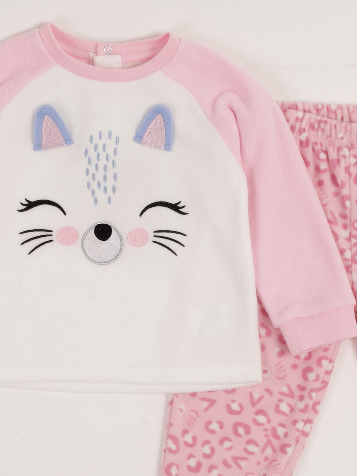PIJAMA POLAR GATITO BEBE NIÑA BABY HARVEST - 3