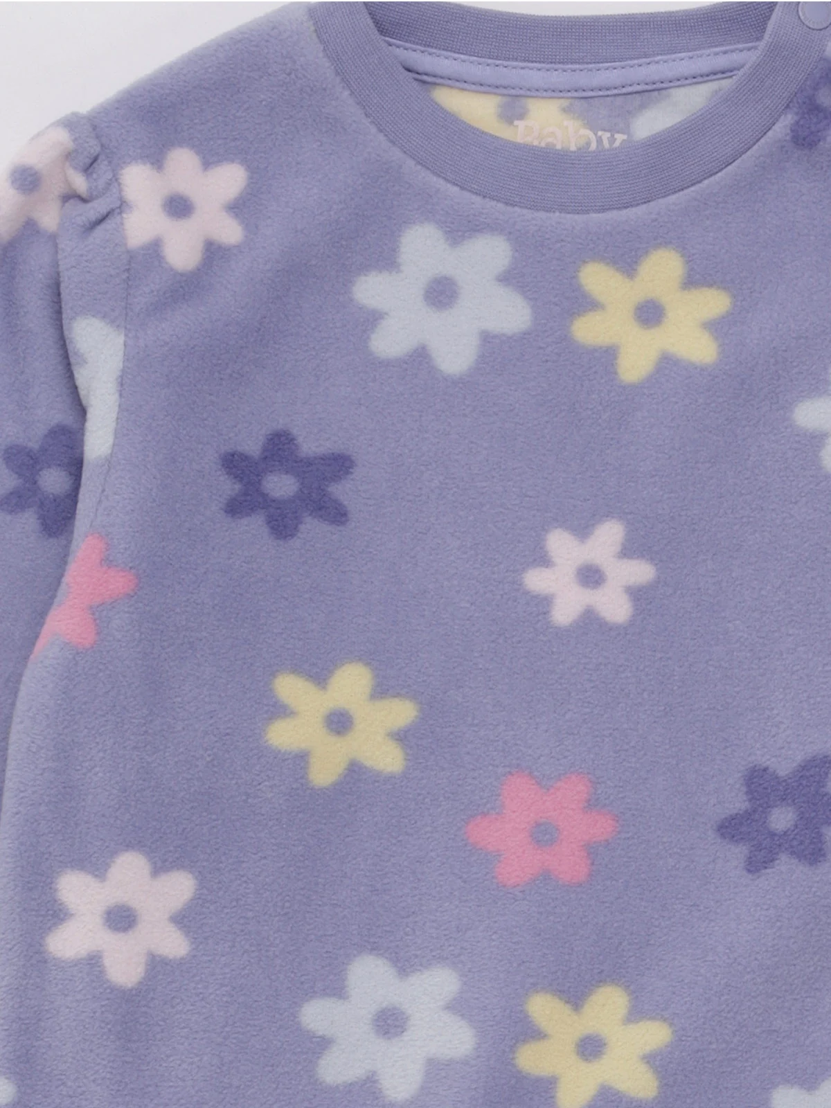 PIJAMA POLAR FULL PRINT FLORES BEBE NIÑA BABY HARVEST - 3