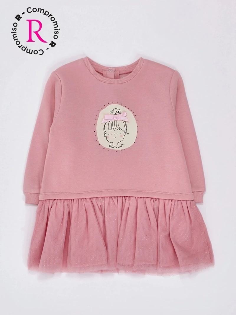 VESTIDO PETAL BEBÉ NIÑA BABY HARVEST - 1