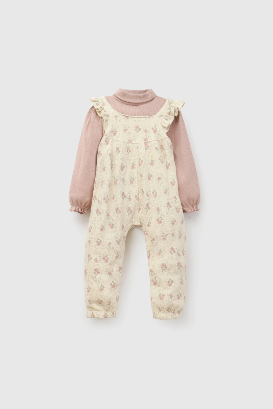 CONJUNTO JARDINERA Y BODY BEBÉ NIÑA COLLOKY - 1