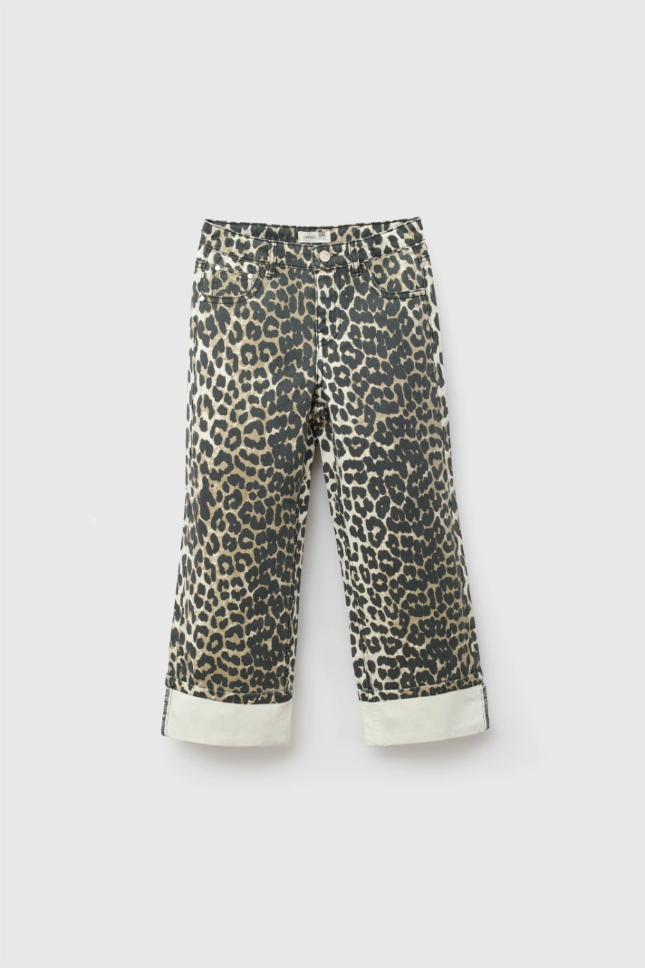 PANTALÓN WIDE LEG  ANIMAL PRINT NIÑA COLLOKY - 1