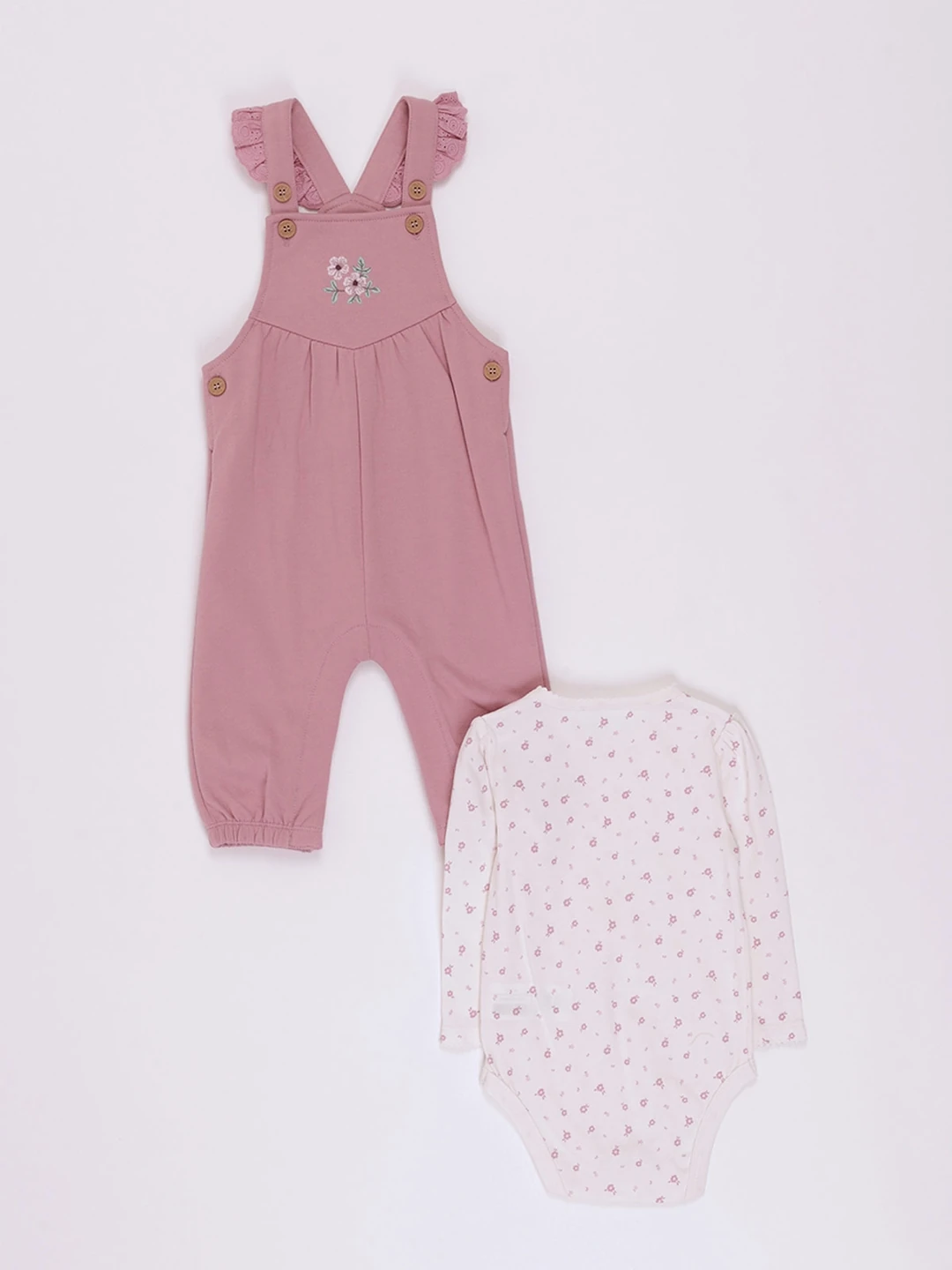 CONJUNTO BUNNY FRANELA POLERA + PANTALÓN BEBÉ NIÑA BABY HARVEST - 2