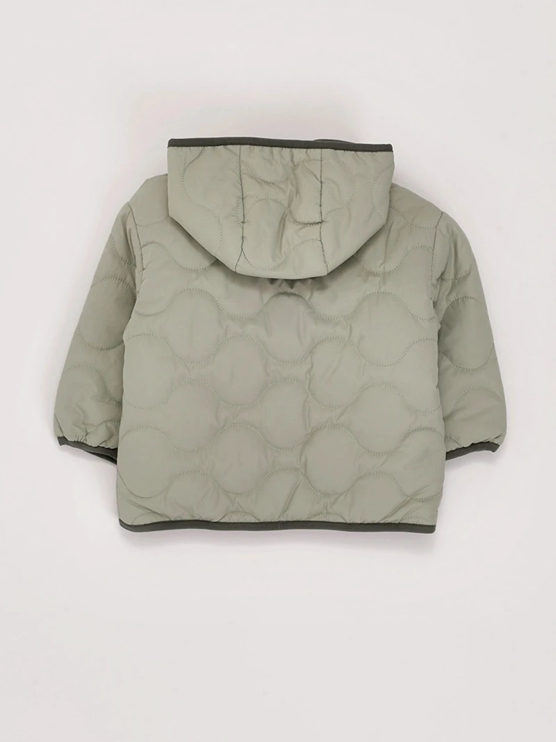 CASACA QUILT DINO CON CAPUCHA BEBÉ NIÑO BABY HARVEST - 2