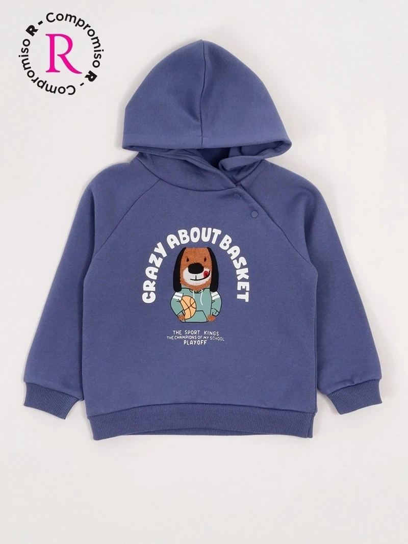 POLERA CON CAPUCHA DOGGY BEBÉ NIÑO BABY HARVEST - 3
