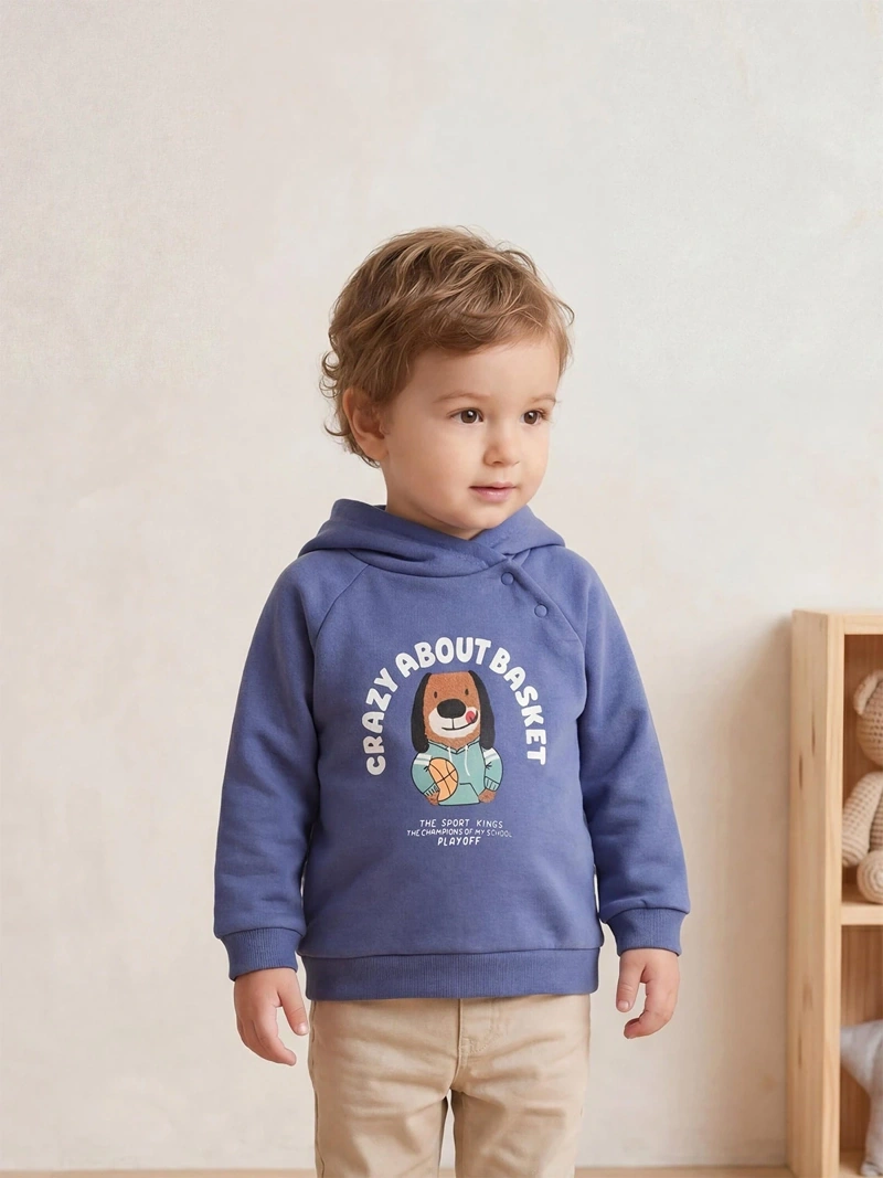 POLERA CON CAPUCHA DOGGY BEBÉ NIÑO BABY HARVEST - 1