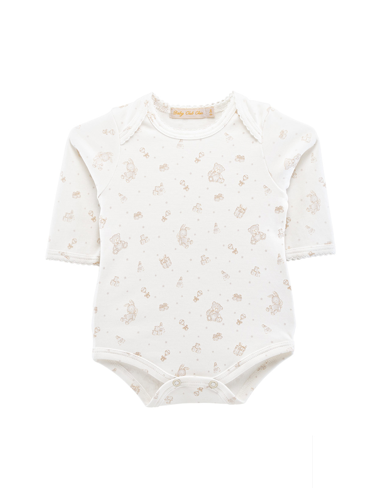 PACK X3 BODYS ALGODÓN UNISEX BABY CLUB CHIC VINTAGE TOY - 3
