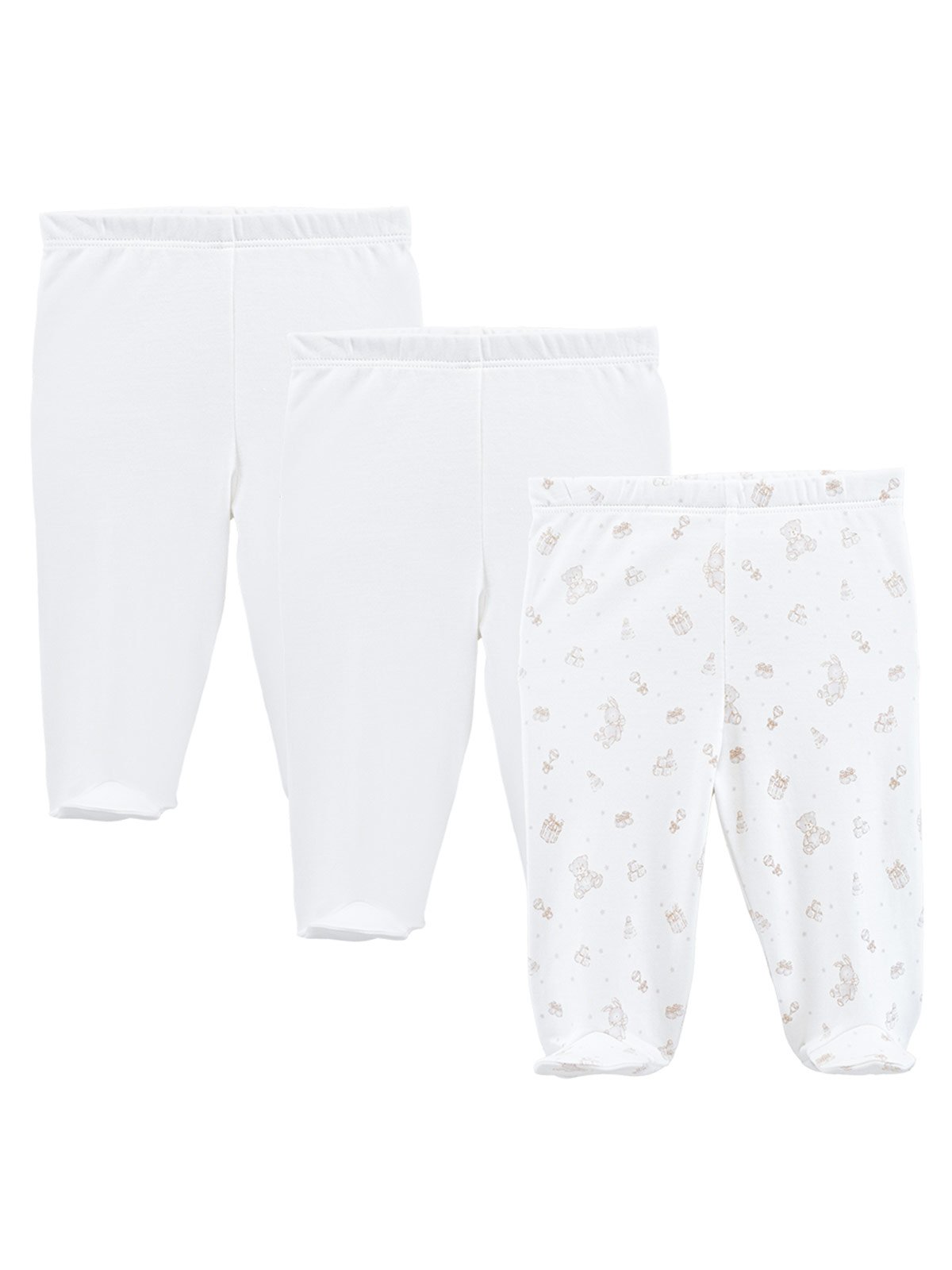 PACK X3 PANTALONES ALGODÓN UNISEX BABY CLUB CHIC VINTAGE TOY - 1