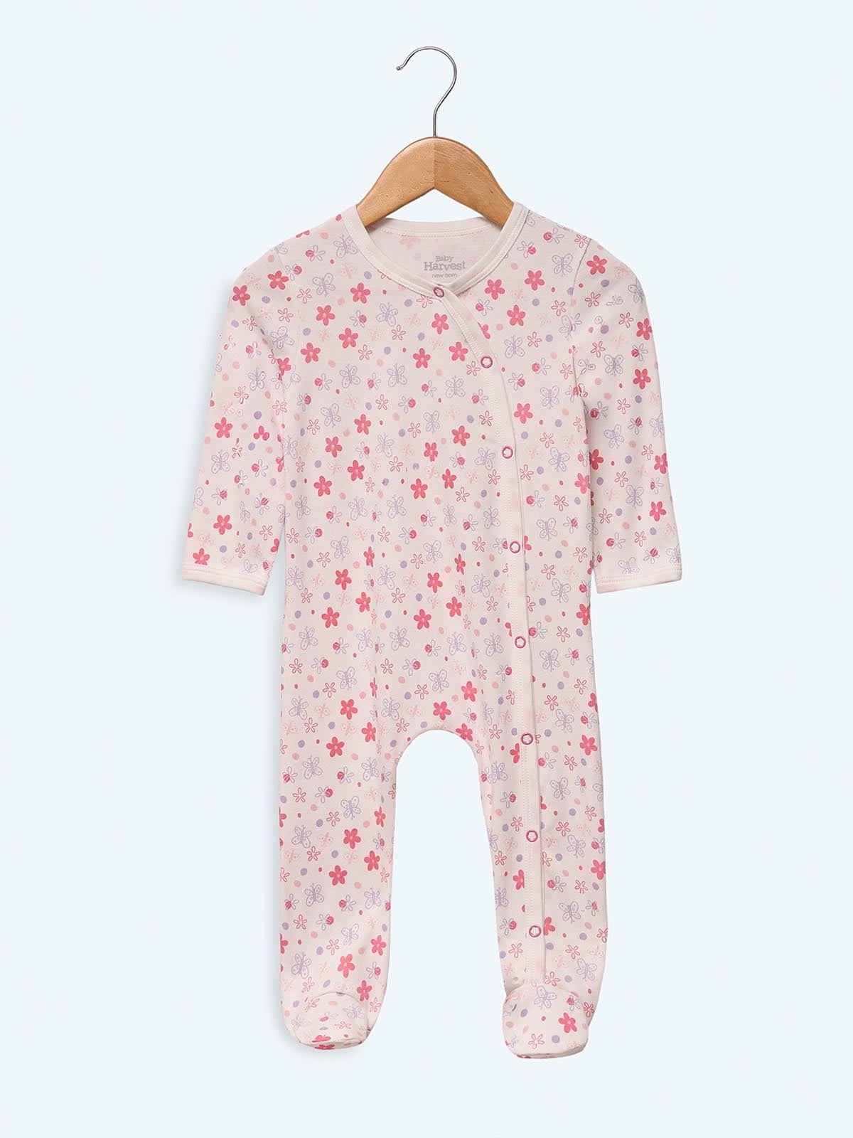 ENTERIZO ALGODÓN FULL PRINT BEBE NIÑA BABY HARVEST - 1
