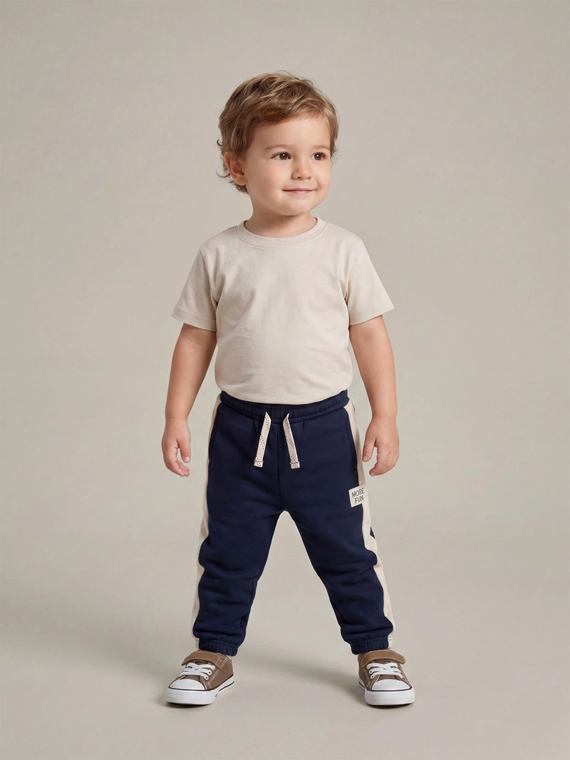 PANTALÓN DE BUZO PLAY FRANELA BEBÉ NIÑO BABY HARVEST - 1