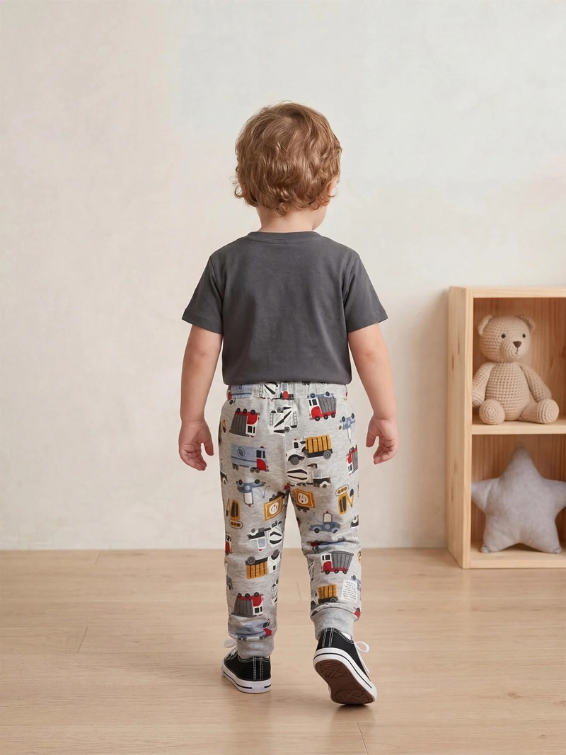 PANTALÓN DE BUZO PLAY FULL PRINT FRANELA BEBÉ NIÑO BABY HARVEST - 2
