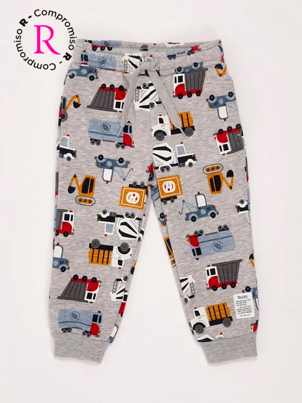PANTALÓN DE BUZO PLAY FULL PRINT FRANELA BEBÉ NIÑO BABY HARVEST - 3
