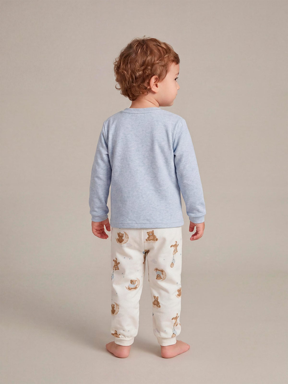 PIJAMA FRANELA MOON BEBÉ NIÑO BABY HARVEST - 2