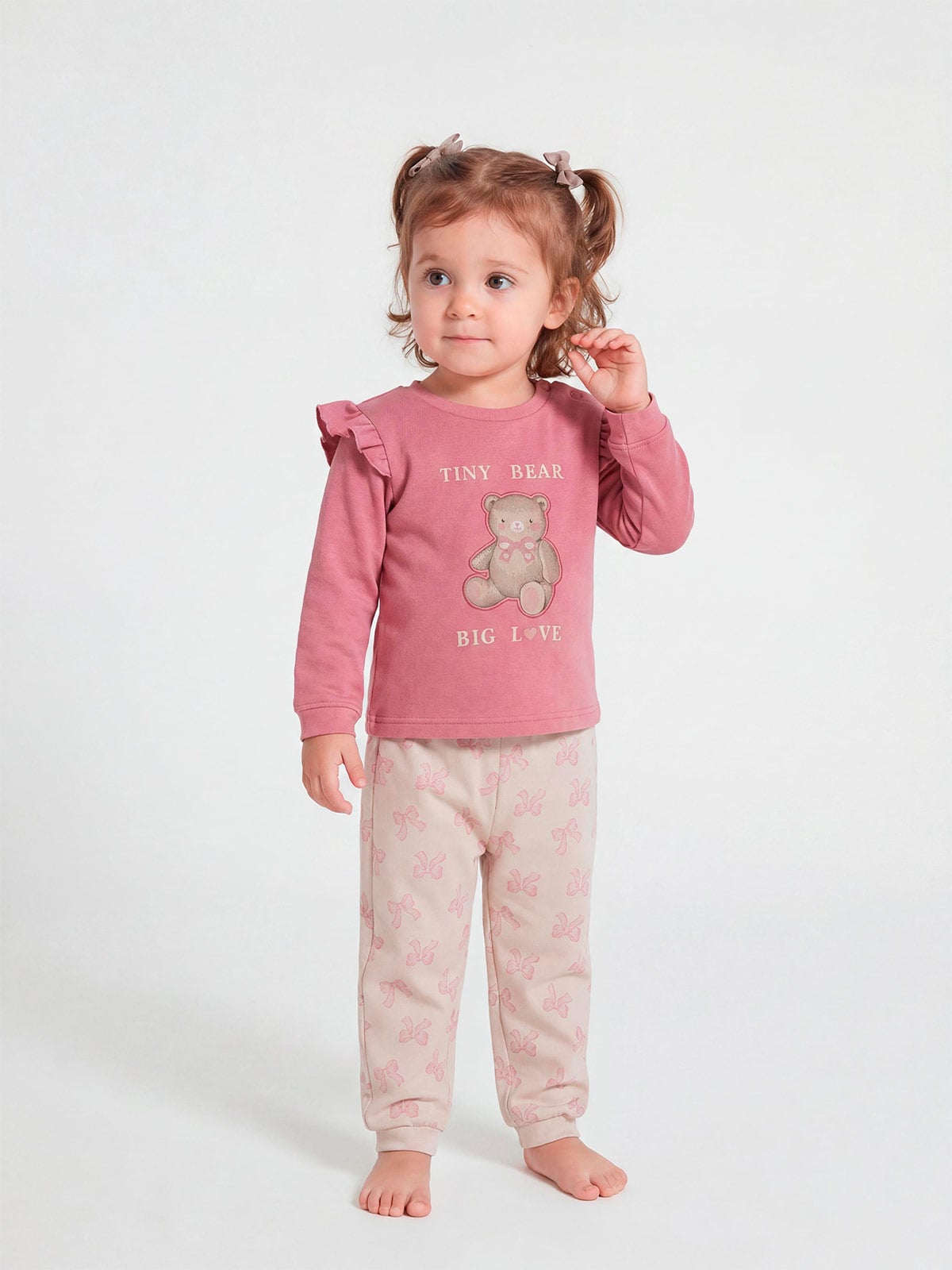 PIJAMA FRANELA BEAR BEBÉ NIÑA BABY HARVEST - 1