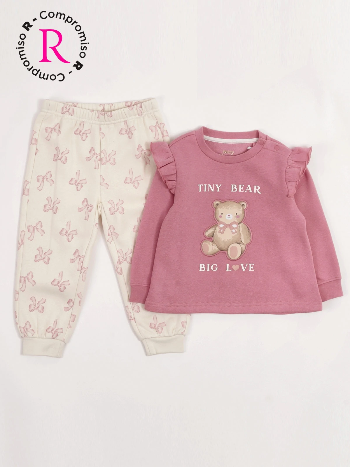 PIJAMA FRANELA BEAR BEBÉ NIÑA BABY HARVEST - 3