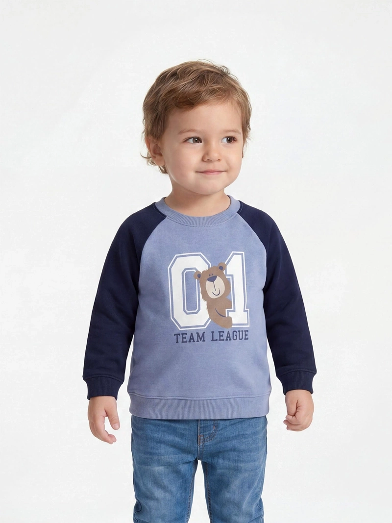 POLERA RAGLAN FRANELA BEBÉ NIÑO BABY HARVEST - 1