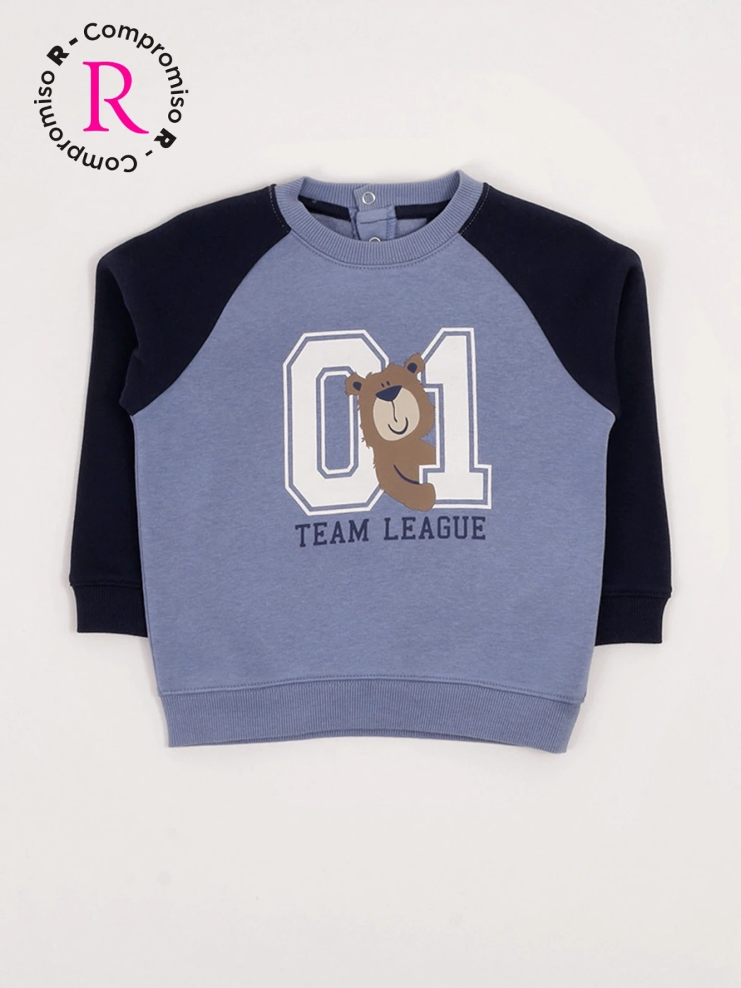 POLERA RAGLAN FRANELA BEBÉ NIÑO BABY HARVEST - 3