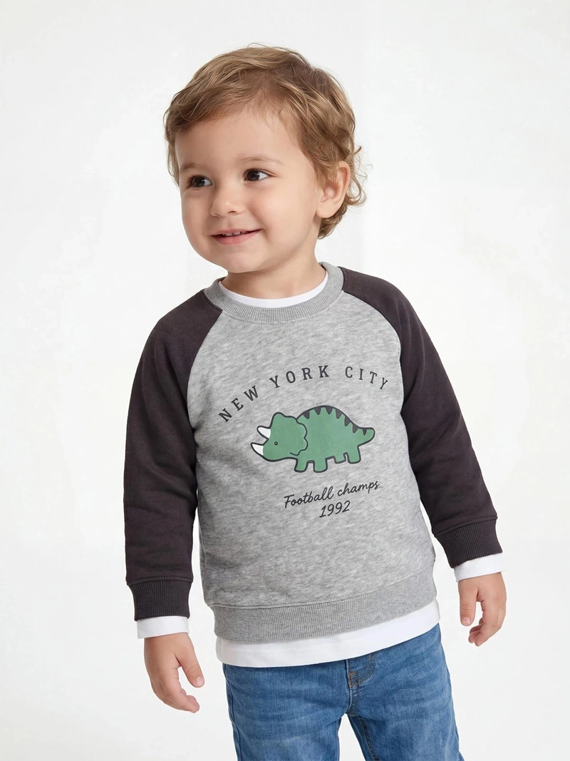 POLERA RAGLAN FRANELA BEBÉ NIÑO BABY HARVEST - 1