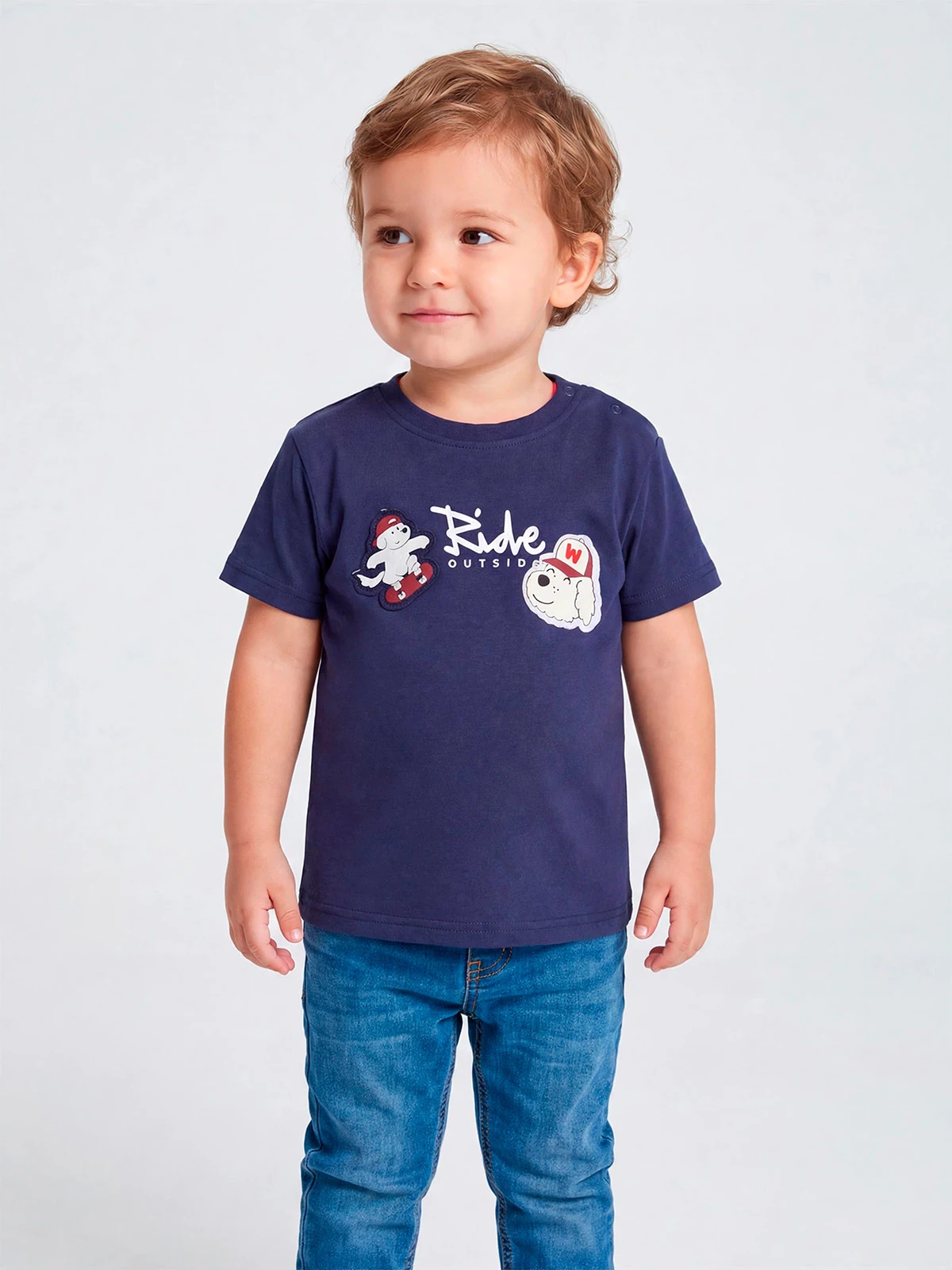 POLO MANGA CORTA ALGODÓN NIÑO BABY HARVEST - 1