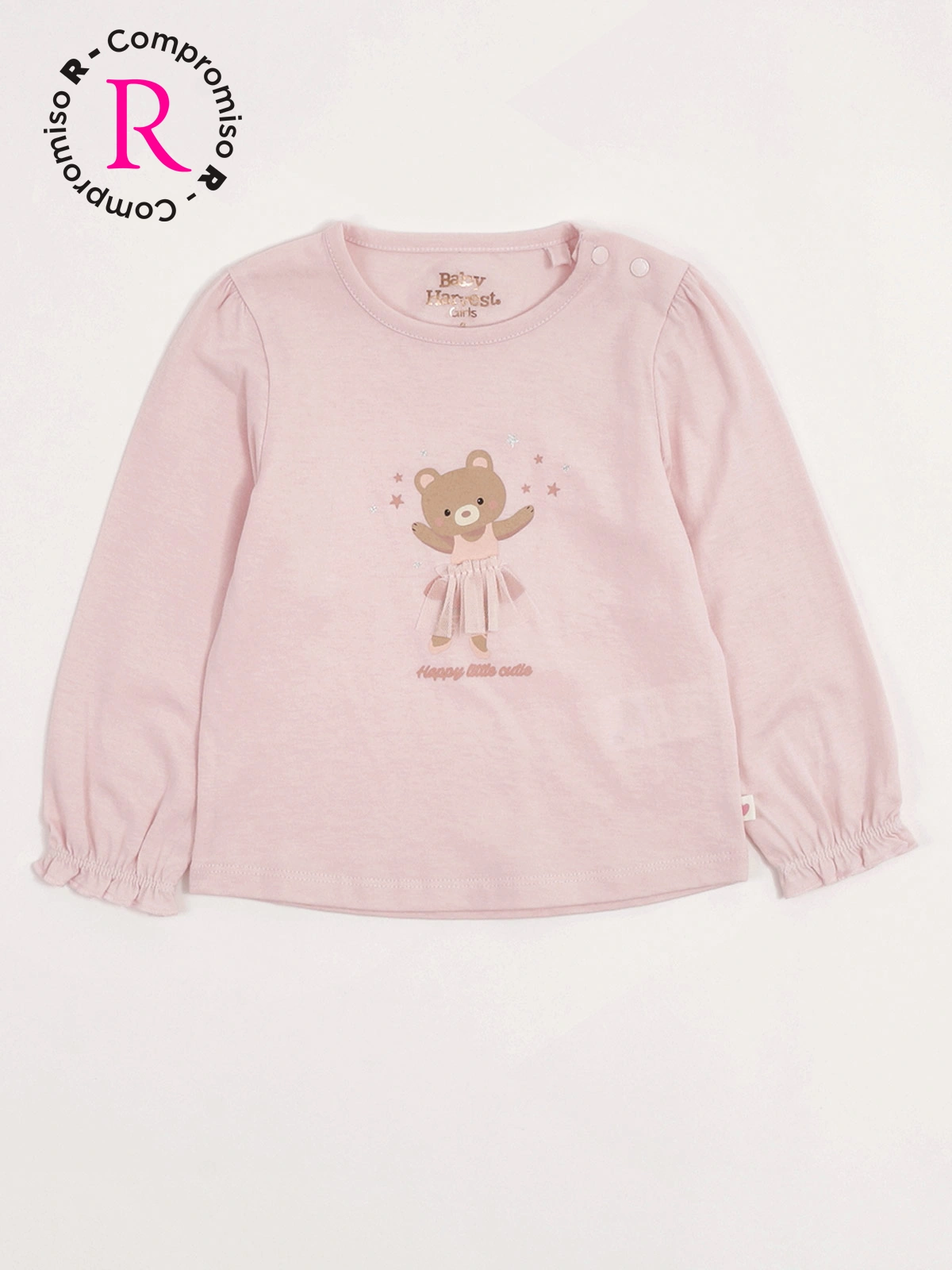 POLO TUL MANGA LARGA ALGODÓN BEBÉ NIÑA BABY HARVEST - 3