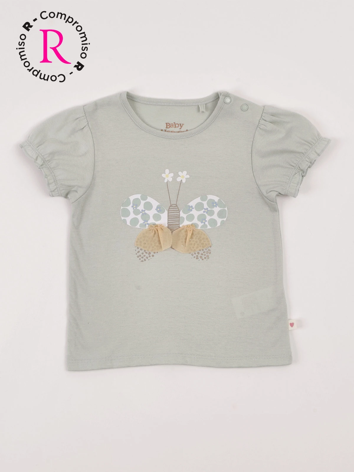 POLO MANGA CORTA ALGODÓN NIÑA BABY HARVEST - 3