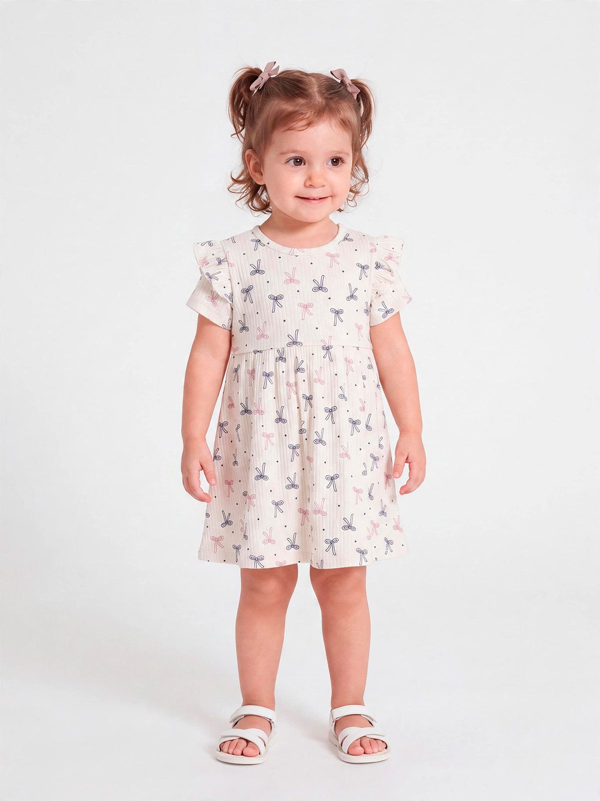 VESTIDO ALGODÓN NIÑA BABY HARVEST PRINT - 1