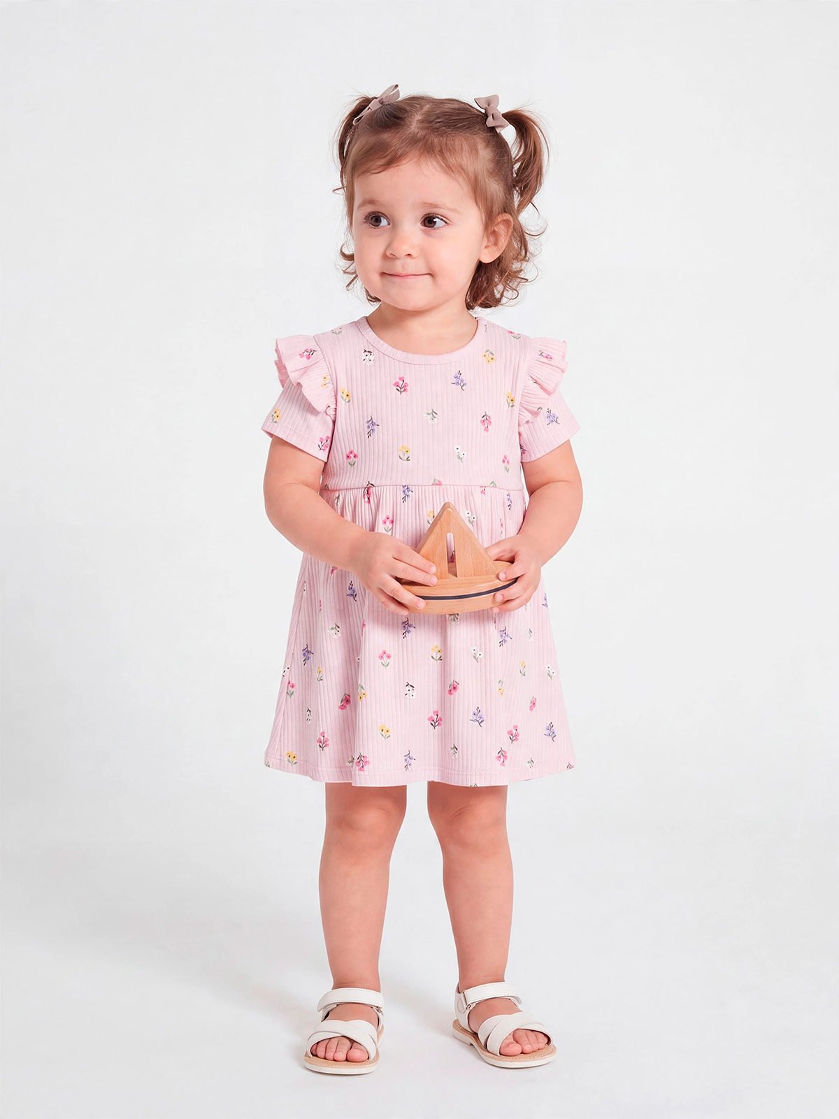 VESTIDO ALGODÓN NIÑA BABY HARVEST PRINT - 1