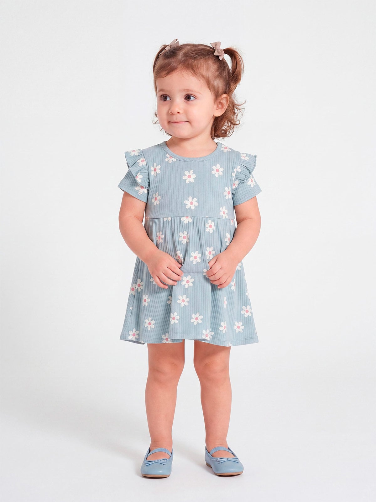 VESTIDO ALGODÓN NIÑA BABY HARVEST PRINT - 1