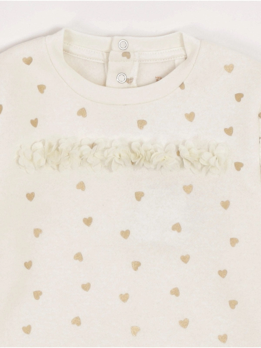 POLERA PETAL FRANELA BEBÉ NIÑA BABY HARVEST - 5