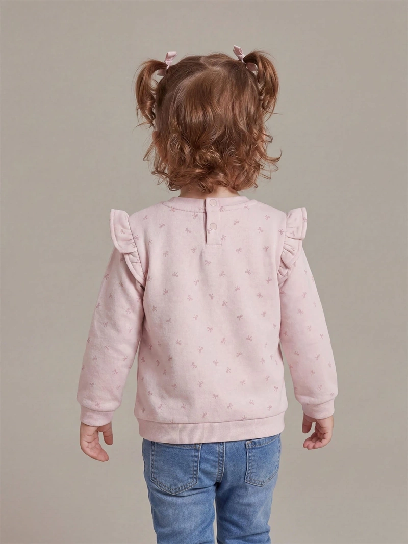 POLERA PETAL FRANELA BEBÉ NIÑA BABY HARVEST - 2