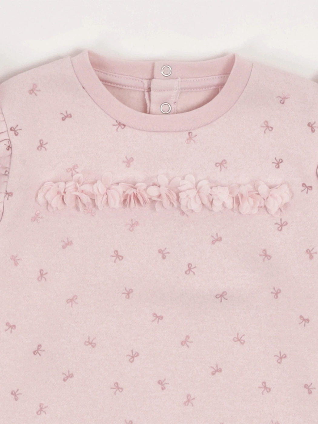 POLERA PETAL FRANELA BEBÉ NIÑA BABY HARVEST - 5