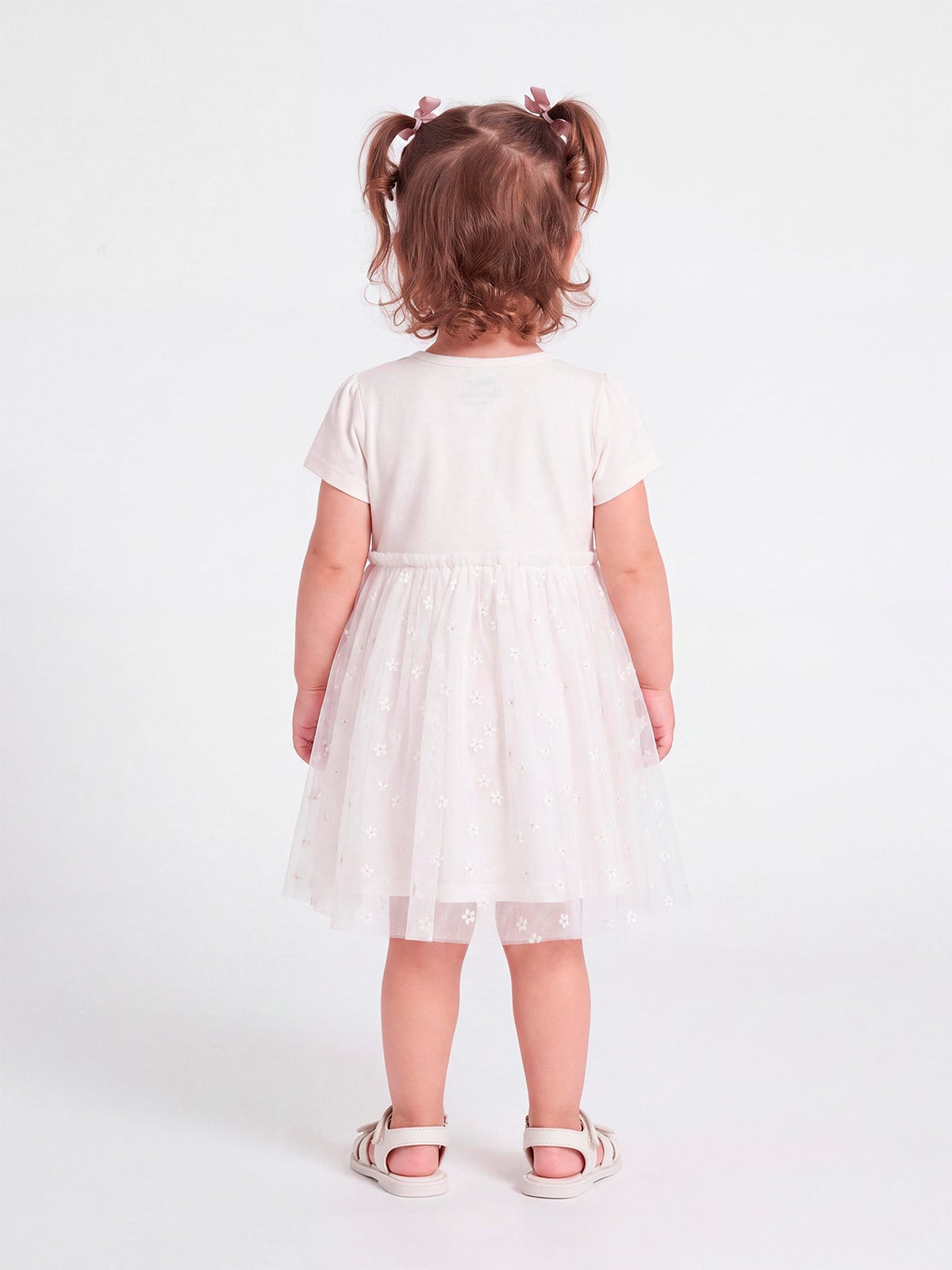 VESTIDO ALGODÓN NIÑA BABY HARVEST MANGA CORTA - 2