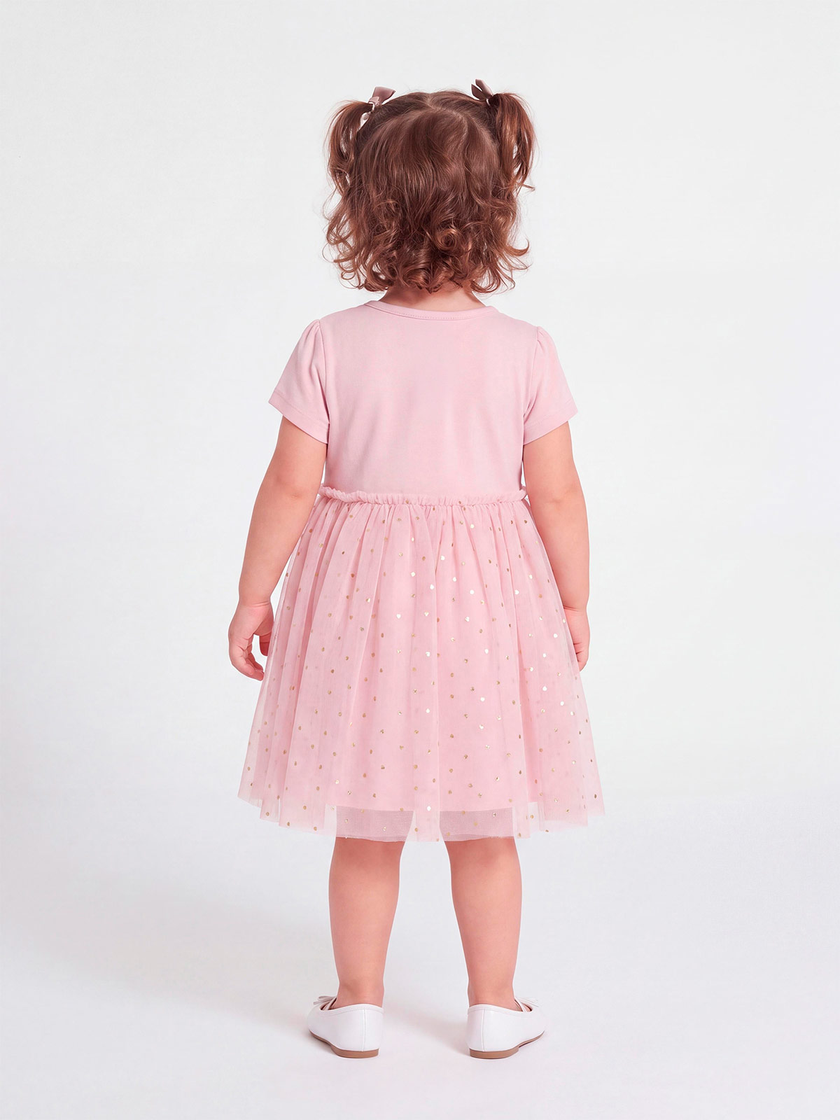 VESTIDO ALGODÓN NIÑA BABY HARVEST MANGA CORTA - 2